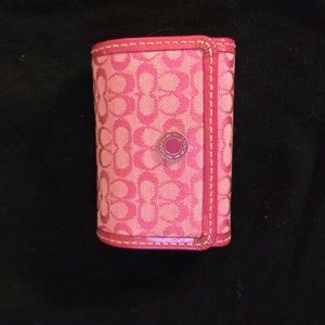 Coach contact lens case