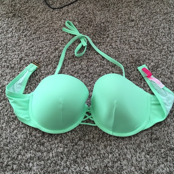 VS Pink Lime Green Top