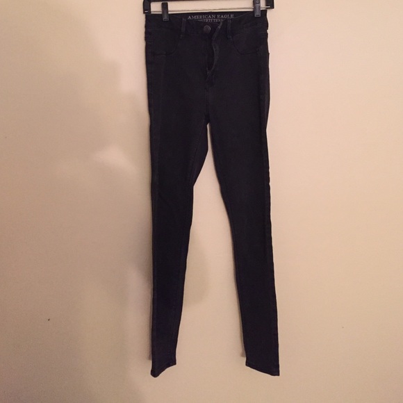 HighWaisted Black American Eagle Jeggings