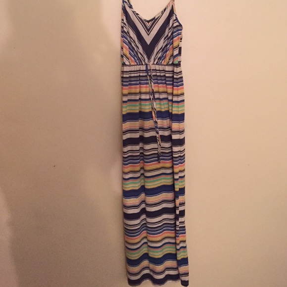 Striped Maxi Dress - Picture 1 of 2