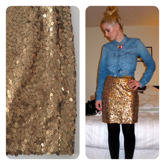 BUNDLED 💛 madewell // sparkler sequin skirt - Picture 3 of 3