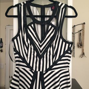 Bebe peplum top