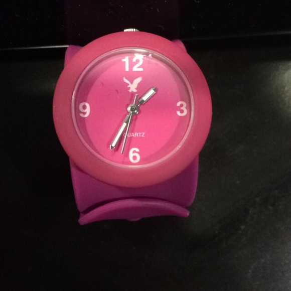 Pink snap bracelet