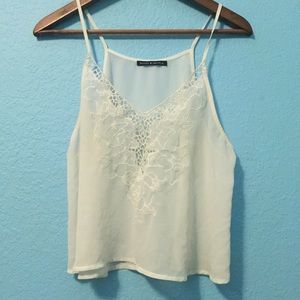 Brandy Melville Sheer Tank w/ Detailing