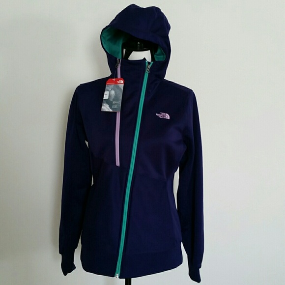 new the North Face purple hoodie