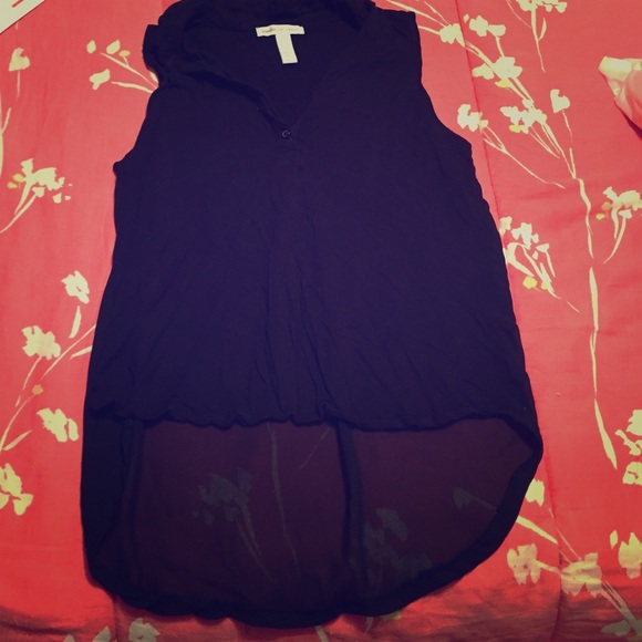 Black high low tank purchased from Charlotte Russe