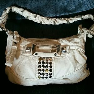 G by Guess white purse
