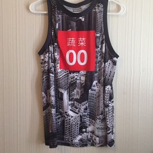 Hip Italian made Jersey! Vegetal!