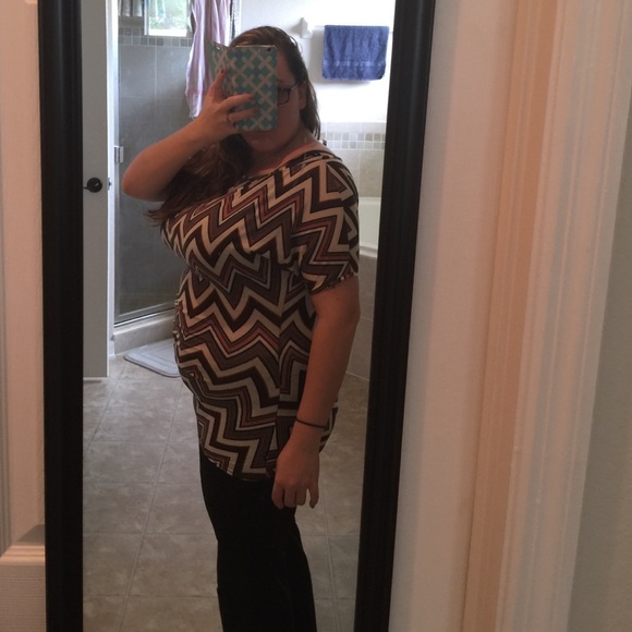 Chevron long tee - Picture 2 of 4