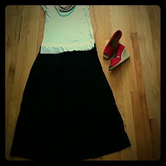 SOLD Black maxi skirt - Picture 1 of 1