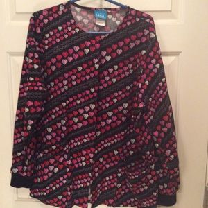 💖Hearts Scrub Jacket💖