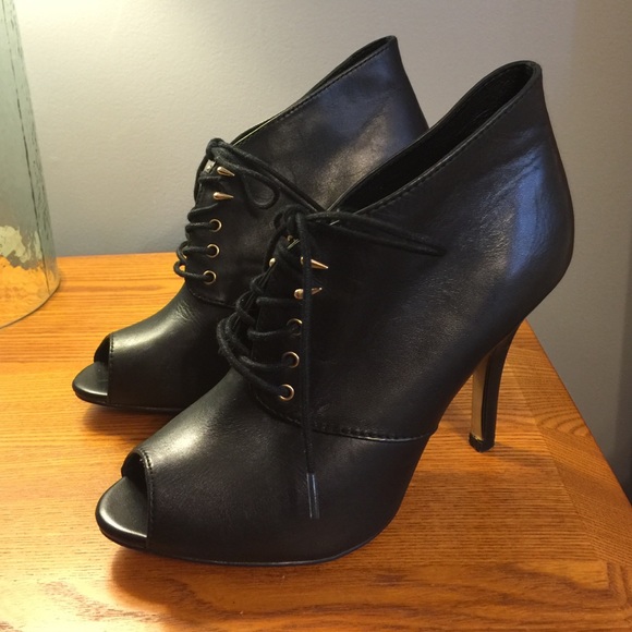 ALDO Shoes - Aldo lace up peep toe booties