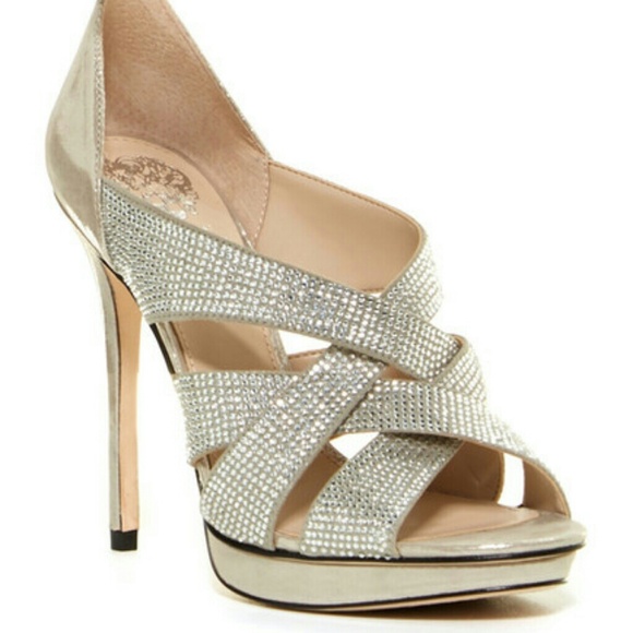 Vince Camuto silver shoes