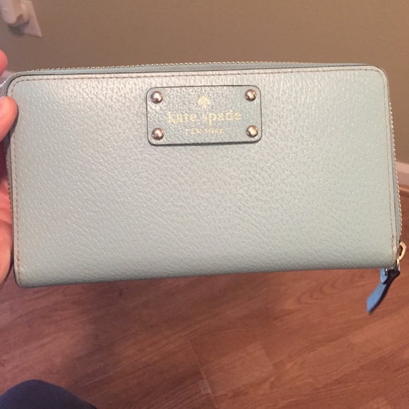 Baby blue Kate Spade wallet