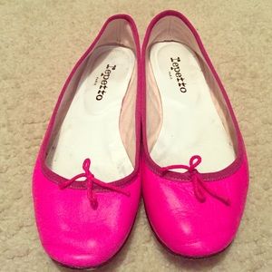 Repetto Hot Pink Ballet Flats!