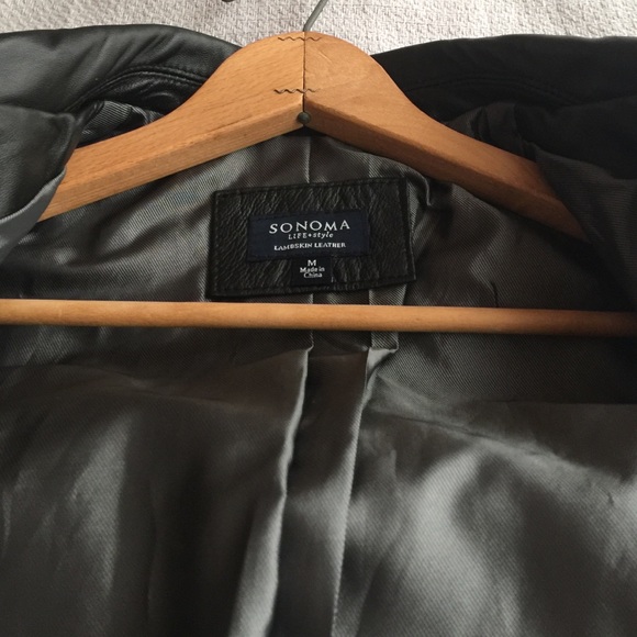 Black Leather Jacket - Picture 3 of 3