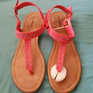 Beautiful Salmon Colored Sandals