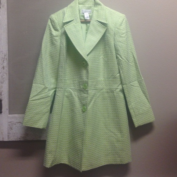 Light green dress coat