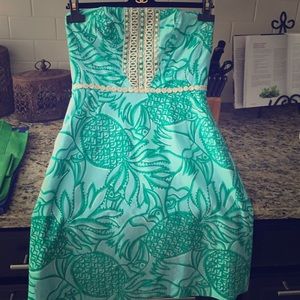 Blue and green Lilly Pulitzer dress