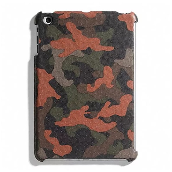 New in box Coach Orange camo iPad cover - Picture 2 of 2