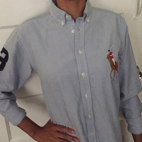 Girl Button Up Ralph Lauren