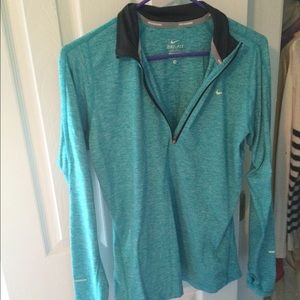 Medium Nike dri fit half zip running shirt