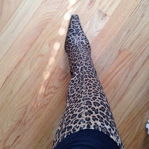 Bakers animal print tall boots