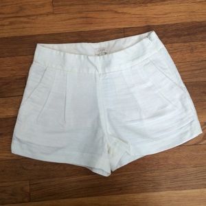Pleated linen JCrew Factory shorts