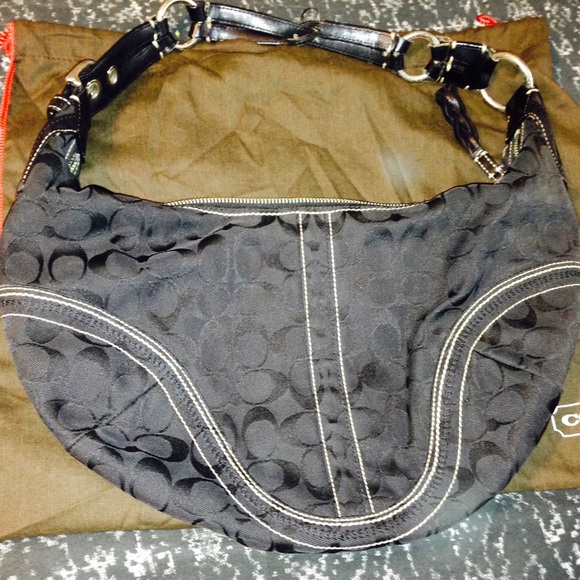 coach hobo fabric