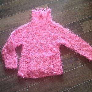 Pink Turtleneck Sweater