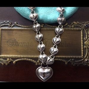 Vintage Tiffany Heart Lock Necklace