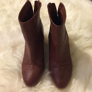 Brown booties