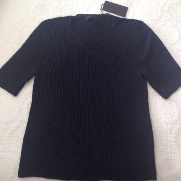 Prada Dark Navy Knit Top
