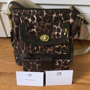 Coach crossbody AND matching wallet!