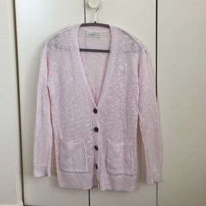 Light pink cardigan new.