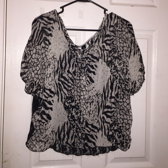 Zebra top