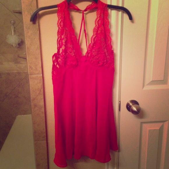 Razor back baby doll lingerie