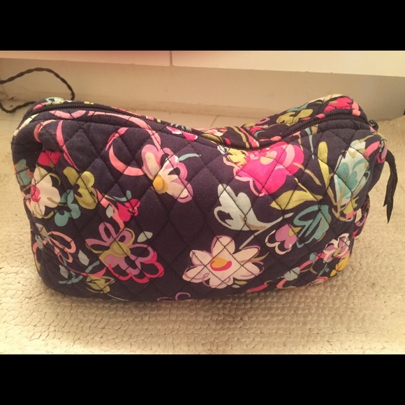 Vera Bradley large makeup bag