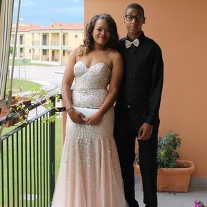 Terani Couture Mermaid Prom Dress hand-sewn