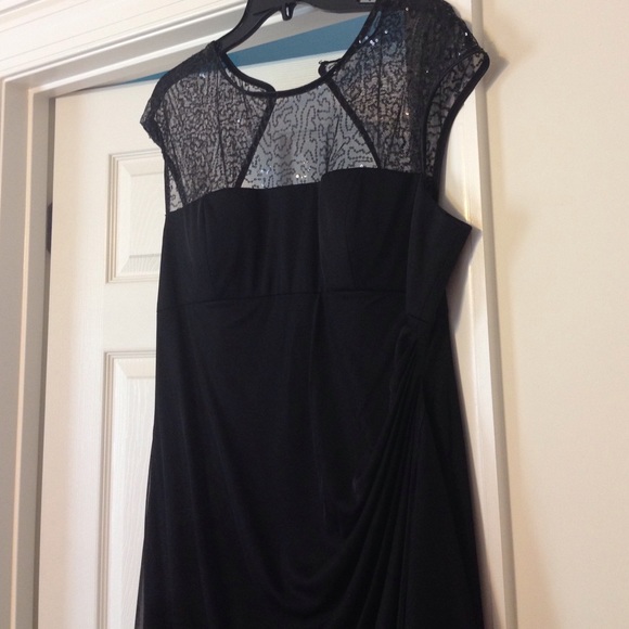 Black evening dress