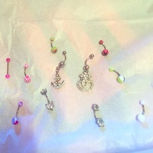 New belly button rings!
