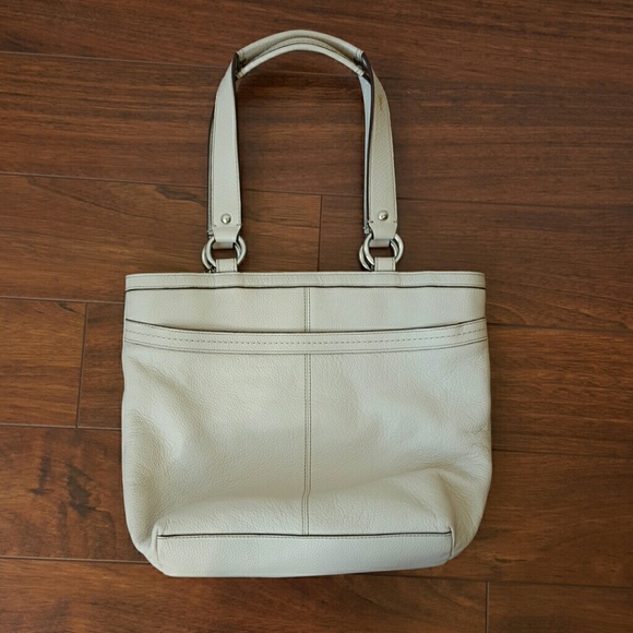 Coach Pebbled Leather Hamilton Tote-Authentic - Picture 2 of 4