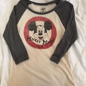 Mickey Mouse club baseball tee
