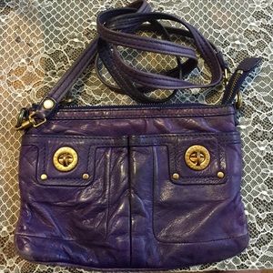 Marc Jacobs purple cross body purse