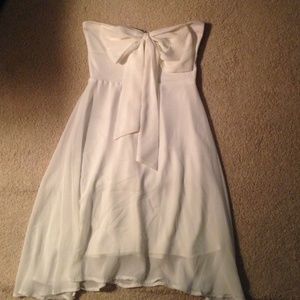 Strapless Chiffon Dress