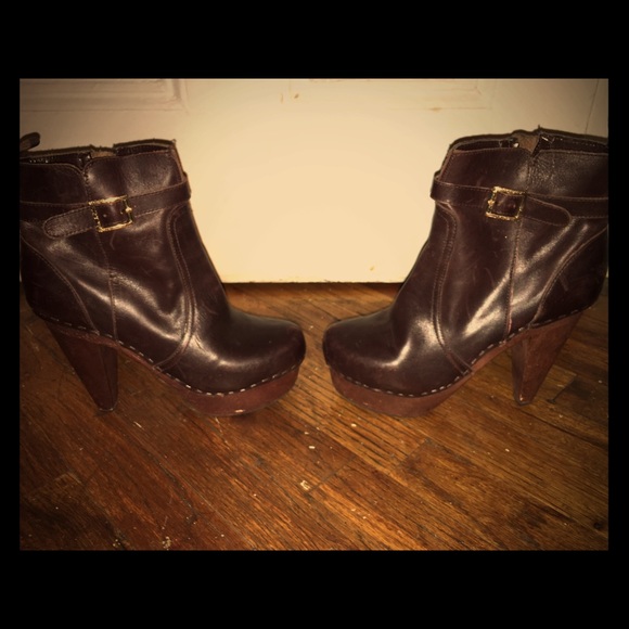 Brown booties from NYLA