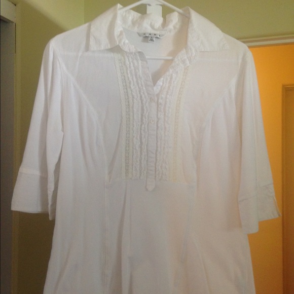 CAbi white blouse