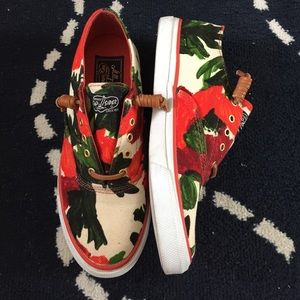 Floral vintage Sperry Top-Sider
