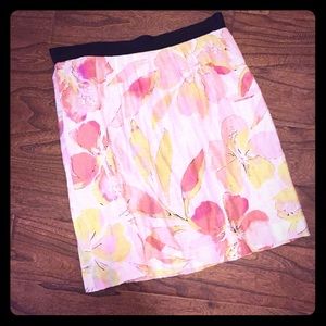 ☕️Floral Linen LOFT Skirt