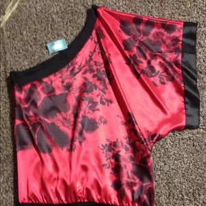 NWT one shoulder Studio Y Kimono Top